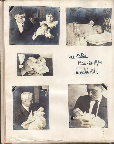 George Blackman Baby Book