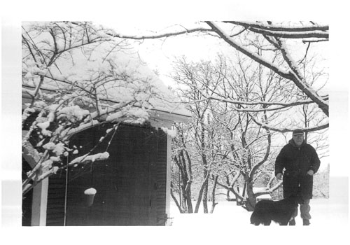Red Hall in the Snow