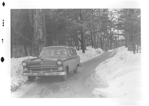Red Hall in the Snow